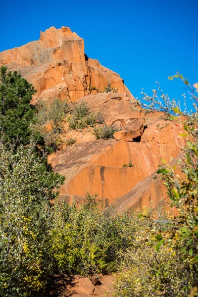 Rocky Landscape Scenery Colorado Springs Colorado — Stock Photo, Image