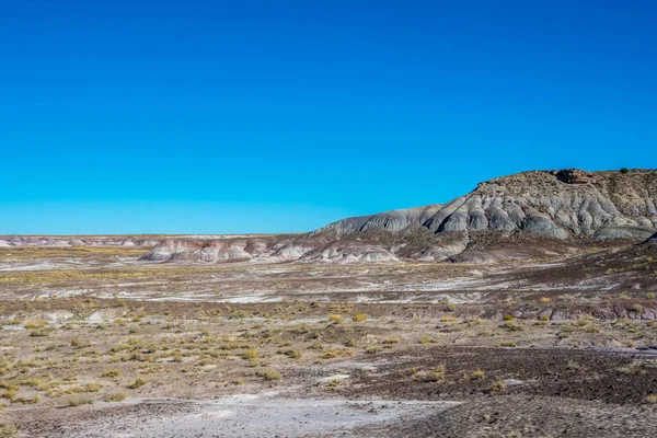 Taşlaşmış Orman Ulusal Parkı, Arizona 'daki Mavi Mesa Yolu.