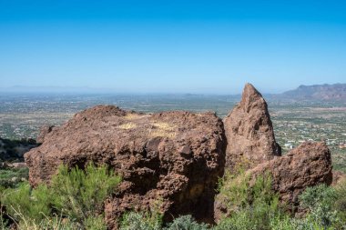 Arizona, Apaçi Kavşağı 'nda doğaya tepeden bakan bir bakış.