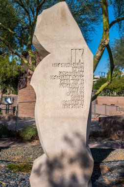 Phoenix, AZ, ABD - 24 Ekim 2019: Haklar Beyannamesi