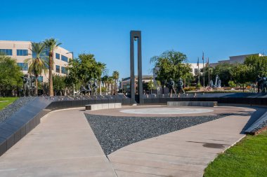 Phoenix, AZ, ABD - 24 Ekim 2019 Çöl Fırtınası Anıtı