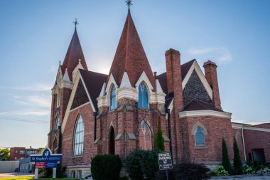 Grand Island, NE, ABD - 16 Ağustos 2019: The St. Stephen Episcopal Church