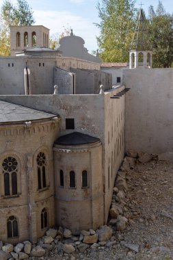 Minyatür Parkı. Montserrat Czstochowa Saint Mary Bazilikası