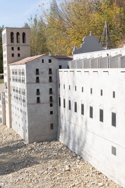 Minyatür Parkı. Montserrat Czstochowa Saint Mary Bazilikası