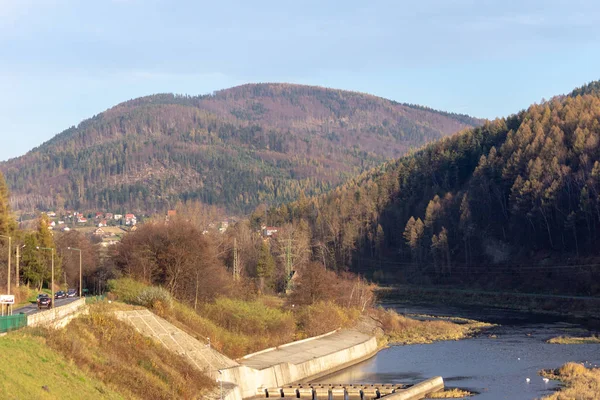 Polónia Silésia Beskidy Paisagem — Fotografia de Stock