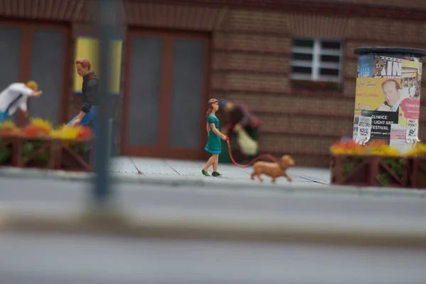 Pologne Silésie Gliwice 2019 Miniature Villes Kolejkowo — Photo