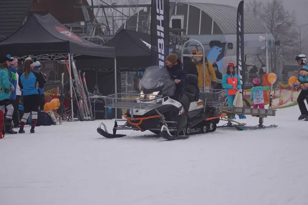 Polen Schlesien Bielsko Biala 2019 Lund Ski Slask — Stockfoto