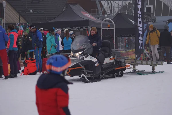 Polonia Slesia Bielsko Biala 2019 Pista Sci Debowiec — Foto Stock