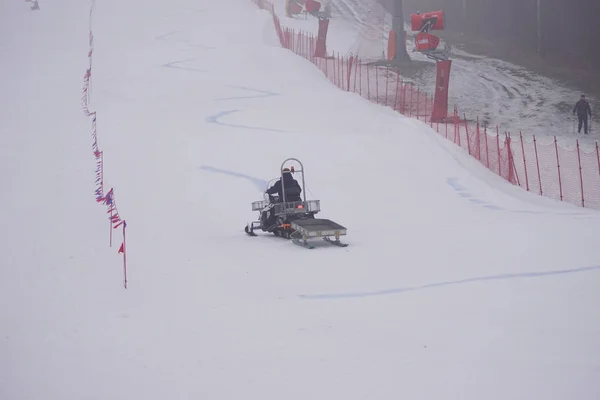 Polonia Slesia Bielsko Biala 2019 Pista Sci Debowiec — Foto Stock