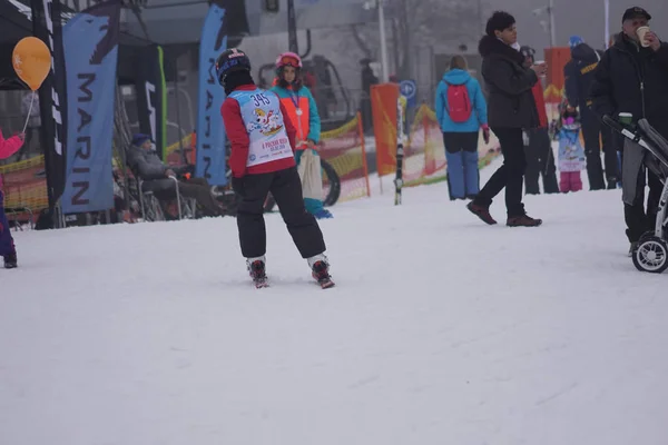 Polonia Slesia Bielsko Biala 2019 Pista Sci Debowiec — Foto Stock