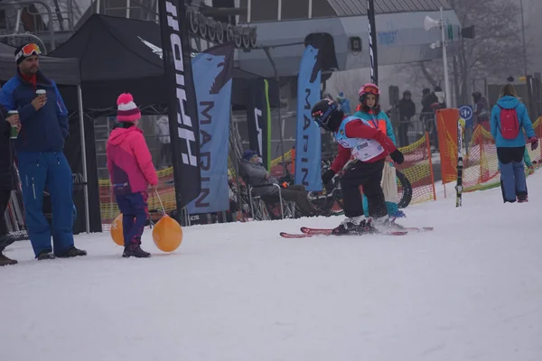 Бельско Бяла 2019 Debowiec Польщі Сілезія Ski — стокове фото