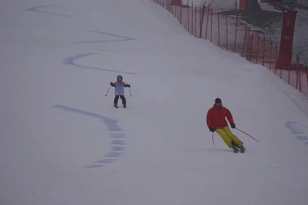 Polen Schlesien Bielsko Biala 2019 Lund Ski Slask — Stockfoto