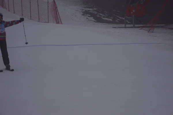 ポーランド シレジア ビエルスコビャワ 2019 Debowiec スキー スロープ — ストック写真