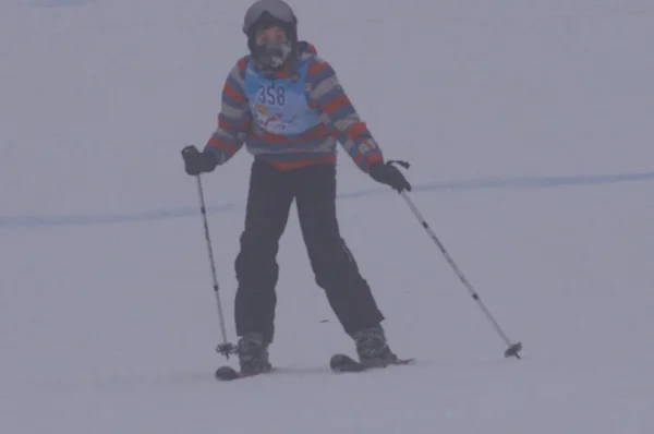 Polen Schlesien Bielsko Biala 2019 Debowiec Skipiste — Stockfoto