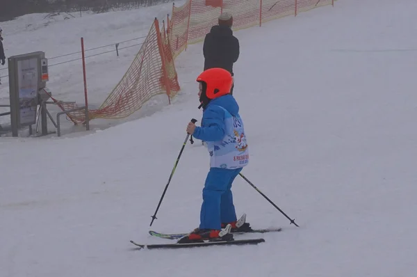 Polska Śląska Bielsko Biala 2019 Dębowiec Ski Kałuża — Zdjęcie stockowe