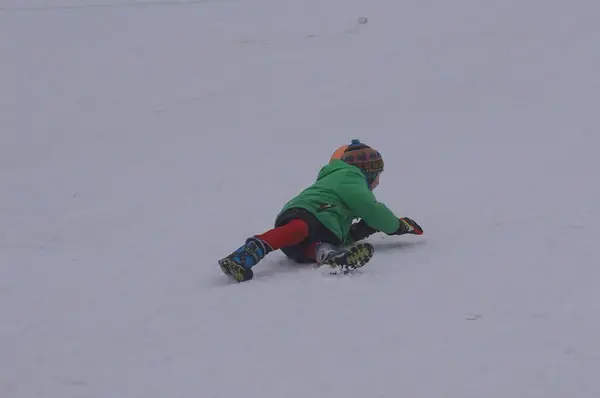 Polsko Slezsko Bielsko Biala 2019 Debowiec Ski Břečka — Stock fotografie