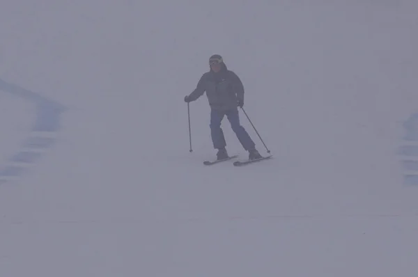 Polen Schlesien Bielsko Biala 2019 Debowiec Skipiste — Stockfoto