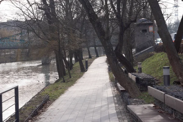 Stedelijke lay-out van de oude binnenstad in Opole — Stockfoto