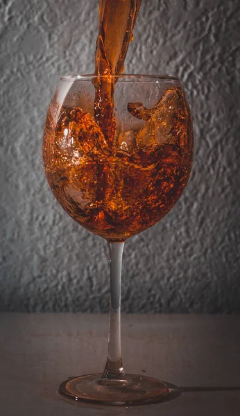 붉은 포도주 한 잔 — 스톡 사진