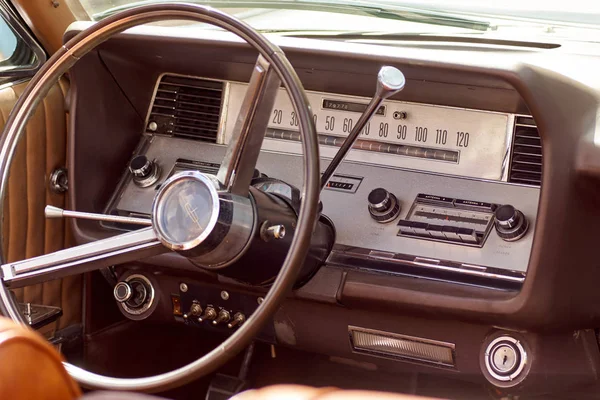 Scheinwerfer Des Alten Autos Oldtimer — Stockfoto