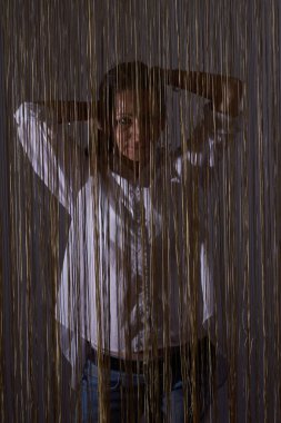 Bir kadının resimleri. Kadın portresi. Seksi kadın.                    