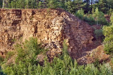 Jaworzno Peyzaj Parkı. Su basmış taş ocakları       