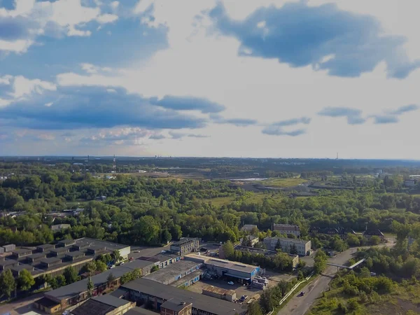 Letecký Pohled Město Bytom Dron — Stock fotografie