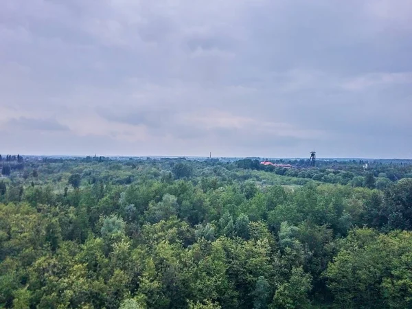 Вид Повітря Місто Битом Дрон — стокове фото