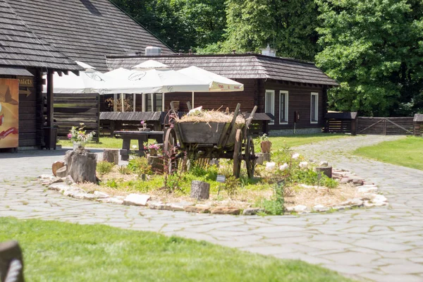 Polônia Pszczyna Junho 2020 Skansen Fazenda Vila Pszczyna Super — Fotografia de Stock