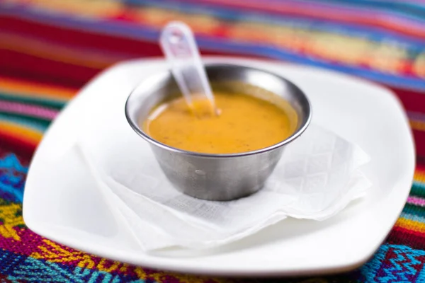 Peruvian food: Cremas, aji