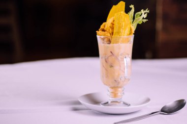 peruvian food: Leche de tigre