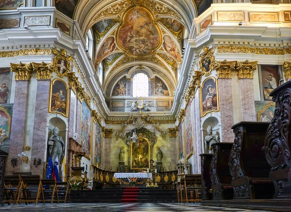 Liubliana Eslovenia Julio 2018 Interior Catedral Liubliana Construida Entre 1701 — Foto de Stock