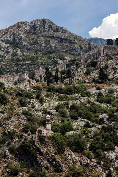 Opevněné Město Kotor Černá Hora Součástí Seznamu Světového Dědictví Unesco — Stock fotografie