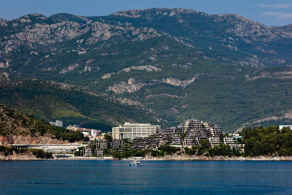 Μπούντβα Μαυροβούνιο Ιουλίου 2018 Budva Riviera Είναι Μια Μακρά Λωρίδα — Φωτογραφία Αρχείου