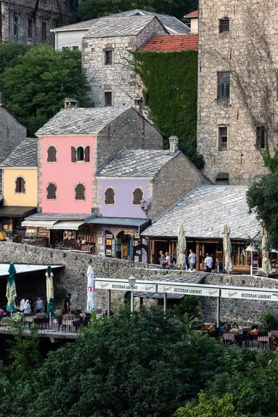 Mostar Bosna Temmuz 2018 Mostar Şehir Bosna Hersek Popüler Turistik — Stok fotoğraf