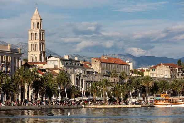 Split Chorvatsko Července 2018 Split Největší Město Dalmácii Nepostupovalo Dopravním — Stock fotografie