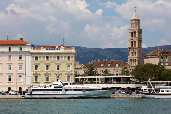 Сплит Хорватия Июля 2018 Года Сплит Крупнейший Город Далмации Является — стоковое фото