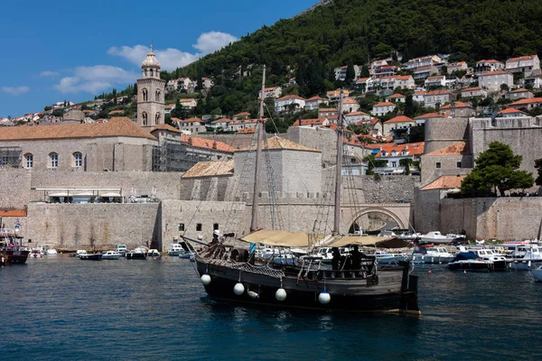 Dubrovnik Horvátország Július 2018 Ban Ivan Kikötő Dubrovnik Thsi Egyike — Stock Fotó