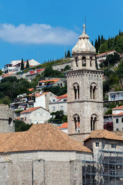 Clocher Xve Siècle Monastère Dominicain Dubrovnik Croatie — Photo