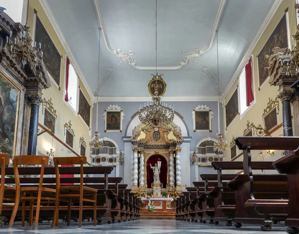 Dubrovnik Kroatien Juli 2018 Main Altare Den Franciskanska Kyrkan Klostret — Stockfoto