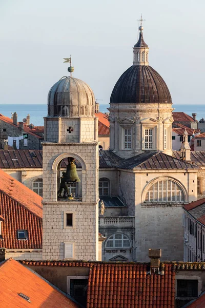 Городская Колокольня Успенский Собор Дубровнике Хорватия — стоковое фото