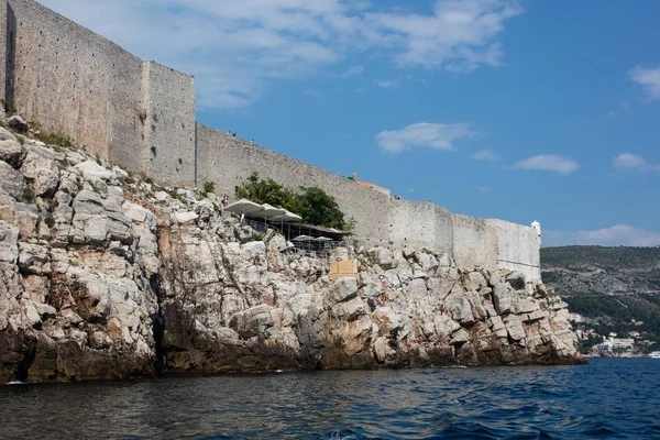 Dubrovnik Croacia Julio 2018 Murallas Ciudad Dubrovnik Las Mejores Del —  Fotos de Stock