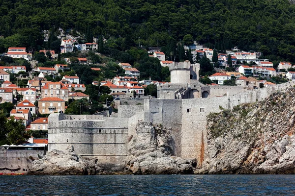 Pevností Bokar Dubrovníku Chorvatsko Začala Roce 1461 Dokončena Roce 1570 — Stock fotografie