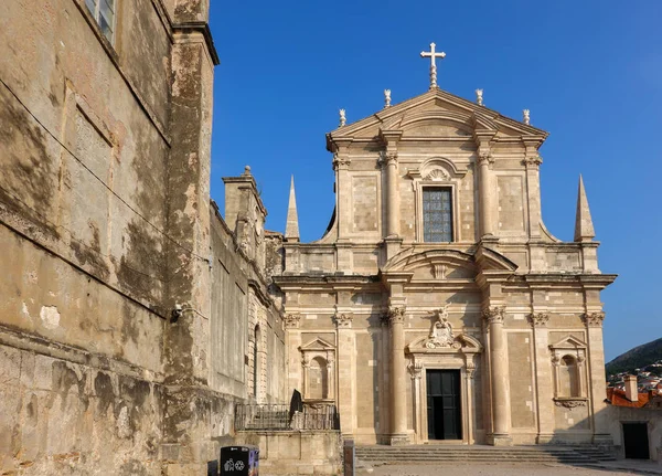 Igreja Santo Inácio Loyola Dubrovnik Croácia — Fotografia de Stock