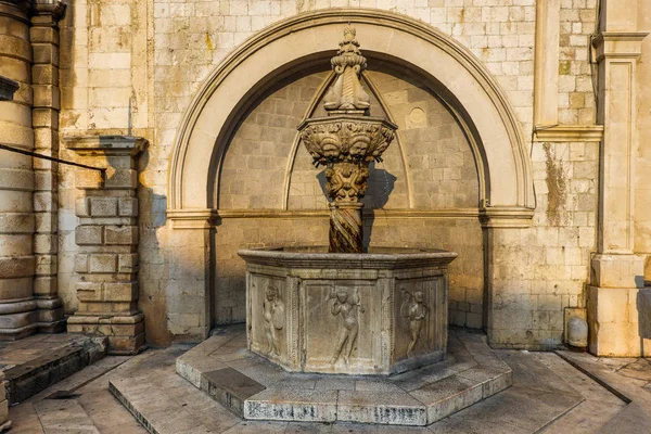Pequeña Fuente Onofrio Dubrovnik Croacia Construida Por Petar Martinov 1441 — Foto de Stock