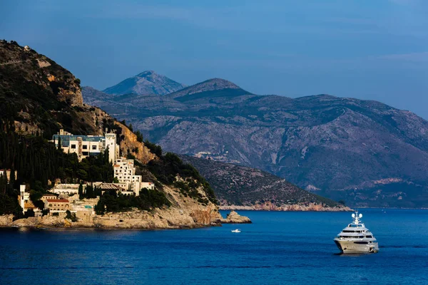 Dubrovnik Croacia Julio 2018 Abandonado Hotel Belvedere Estrellas Inaugurado 1985 —  Fotos de Stock