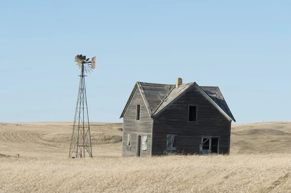 Kuzey Dakota Daki Terk Edilmiş Bir — Stok fotoğraf