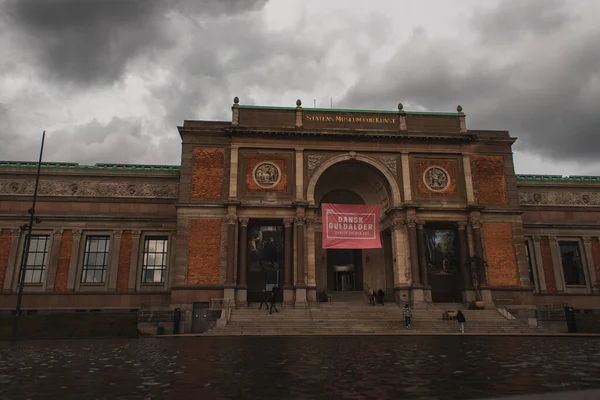 Copenhagen Denmark April 2020 National Gallery Denmark Cloudy Sky Background — Stock Photo, Image