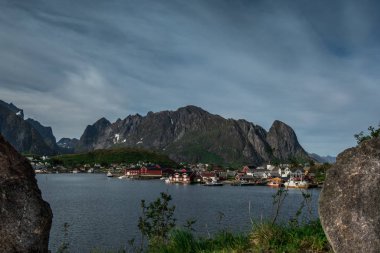 norway, scandinavia-august 27, 2018: view of the beautiful fjord in the mountains