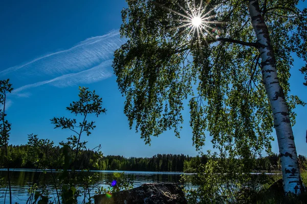 Landscape Lake Mountains — стоковое фото